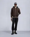 Moose Knuckles Men's Brixton Bomber Jacket In Brown