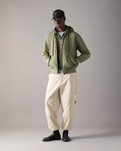 Moose Knuckles Men's Brixton Down Bomber Jacket In Green