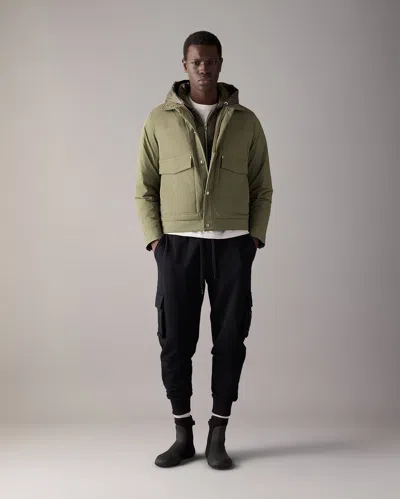 Moose Knuckles Men's Brixton Down Trucker Jacket In Green