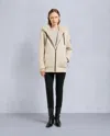 Moose Knuckles Classic Bunny Down Jacket In Neutral