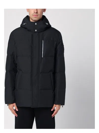 MOOSE KNUCKLES MEN'S CLOUD 3Q BLACK PADDED PARKA