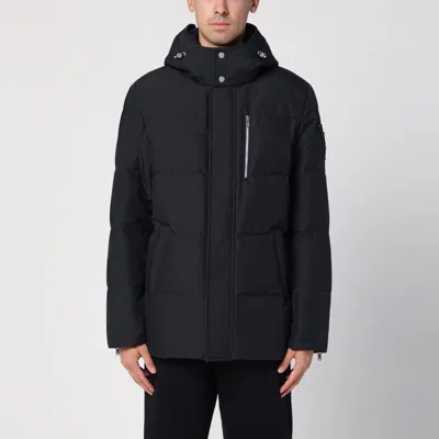 MOOSE KNUCKLES MEN'S CLOUD 3Q BLACK PADDED PARKA