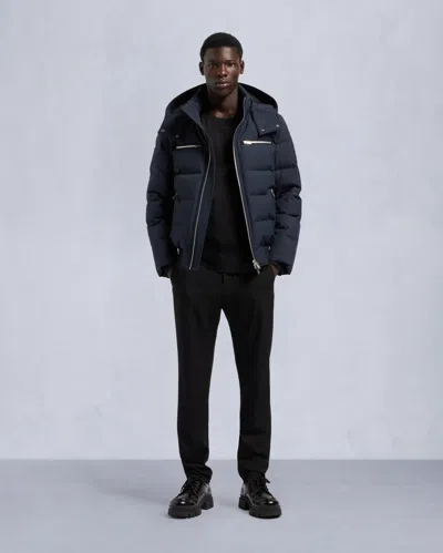 Moose Knuckles Men's Cloud Bomber Jacket In Blue