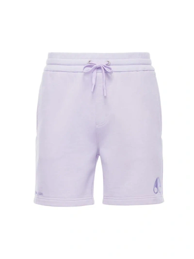 Moose Knuckles Men's Clyde Cotton Shorts In Orchid Petal