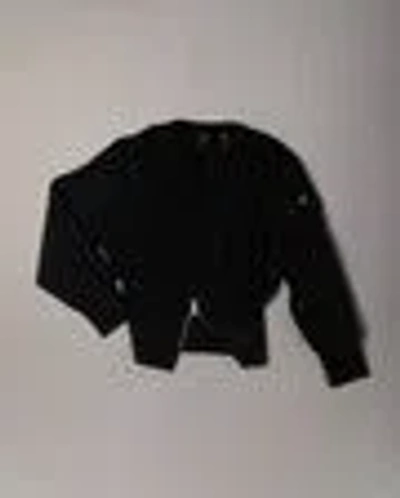 Moose Knuckles Corner Crewneck In Black