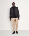 Moose Knuckles Men's Courville Monogram Bomber In Black