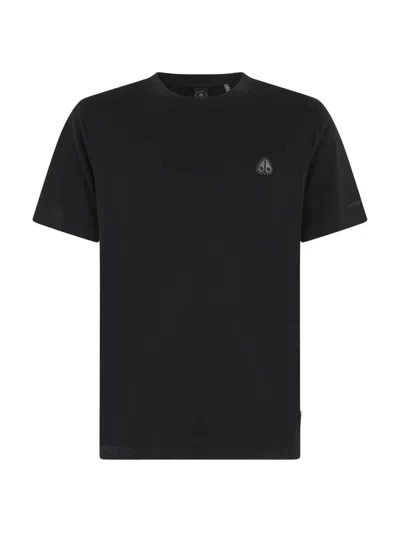 Moose Knuckles Men's Crescent Cotton T-shirt In Black