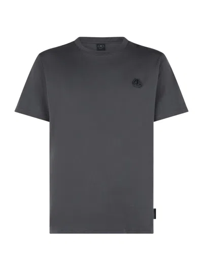 Moose Knuckles Men's Crescent Cotton T-shirt In Gray