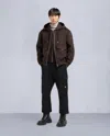 Moose Knuckles Men's Ellington Bomber Jacket In Brown