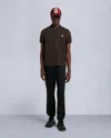 Moose Knuckles Men's Everett Polo In Brown