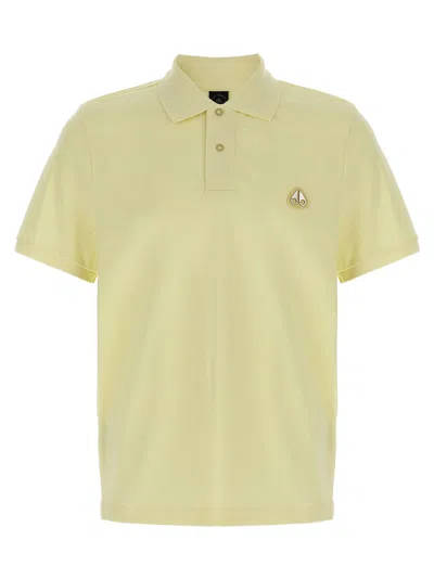 Moose Knuckles Men 'everett' Polo Shirt In Yellow
