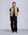 Moose Knuckles Men's Granite Down Hybrid Vest In Green