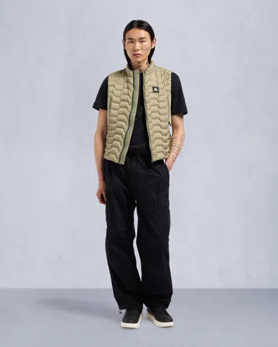 Moose Knuckles Men's Granite Down Hybrid Vest In Green