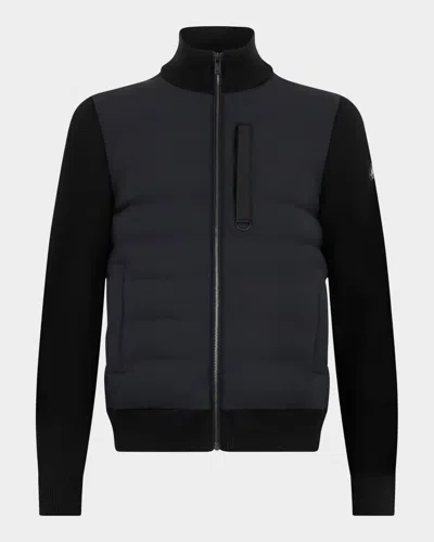 Moose Knuckles Men's Kamet Hybrid Jacket In Black