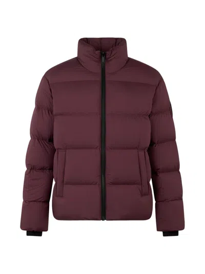 Moose Knuckles Men's Kings Puffer Jacket In Burgundy