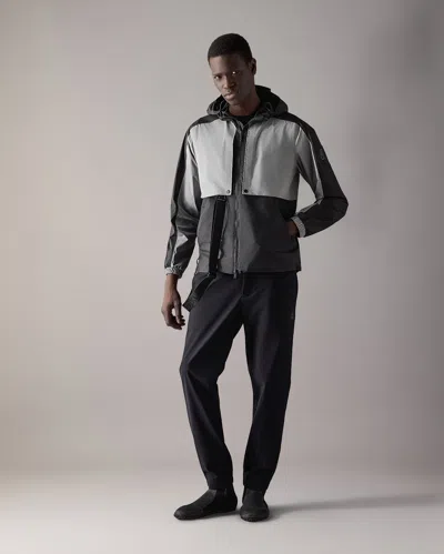 Moose Knuckles Men's Knox Packable Rain Jacket In Black