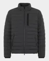 Moose Knuckles Men's Laki Channel-quilt Jacket In Gray