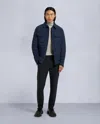 Moose Knuckles Buttoned Down Jacket In Blue