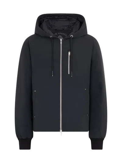 Moose Knuckles Men's Lightweight Northdale Down Hooded Jacket In Black