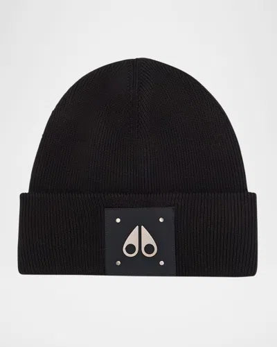 MOOSE KNUCKLES MEN'S LOGO ICON BEANIE