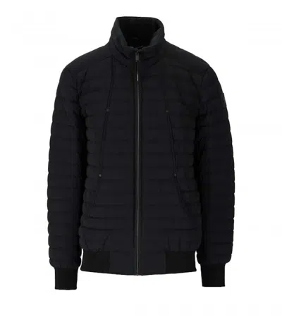 Pre-owned Moose Knuckles Men's  Keap Bomber In Black