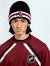 Moose Knuckles Men's Nhl X  Beanie In Black