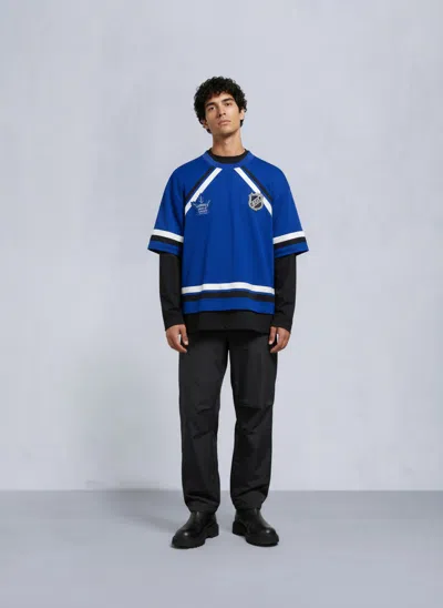 Moose Knuckles Men's Nhl X  Maple Leafs Tee In Blue