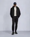 Moose Knuckles Men's Original Ballistic Neoshear Bomber Jacket In Black