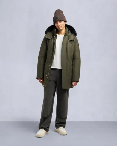 Moose Knuckles Men's Original Stirling Neoshear Parka In Green