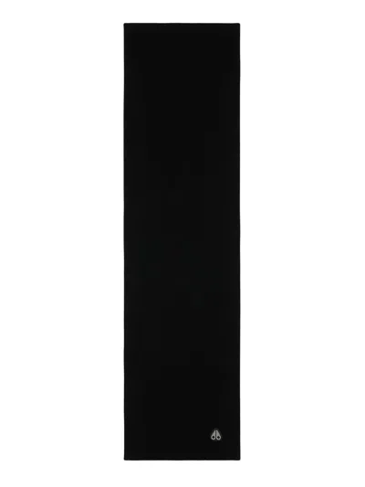 Moose Knuckles Men's Parnis Wool Scarf In Black