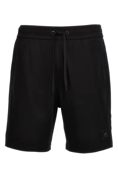 Moose Knuckles Perido Bermuda Shorts In Black