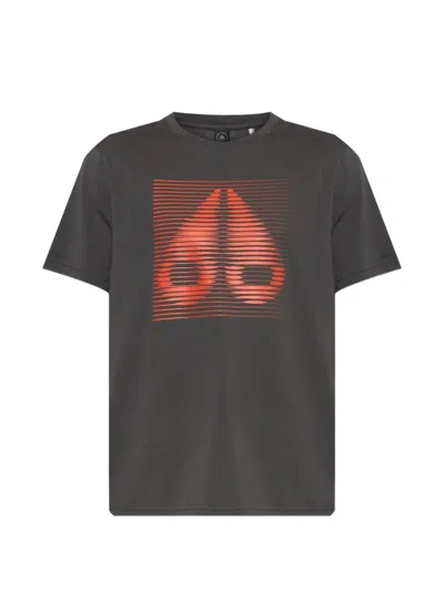 Moose Knuckles Raydaze T Shirt In Gray