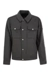 Moose Knuckles Surchemise En Laine Et Cachemire In Dark Grey
