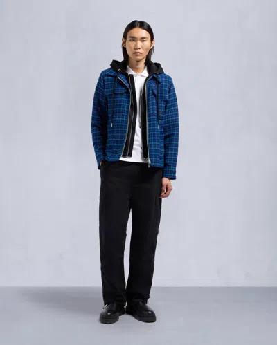 Moose Knuckles Men's Snowdon Shirt Jacket In Blue