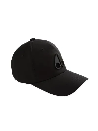 Moose Knuckles Men's Space Age Logo Icon Baseball Cap In Black