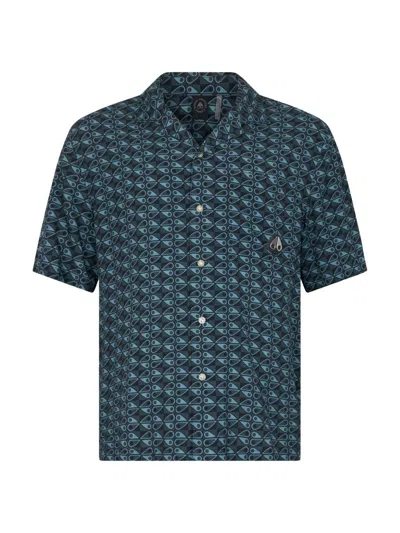Moose Knuckles Men's The Bay Shirt In Blue