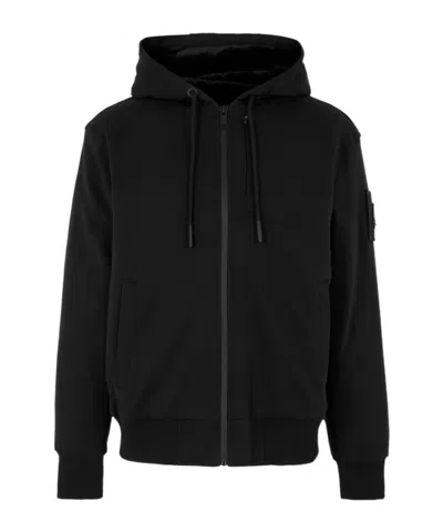 Moose Knuckles Men's Tilden Bunny Bomber Jacket In Black