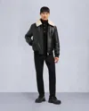 Moose Knuckles Men's Toba Bomber Jacket In Black