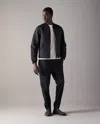 Moose Knuckles Transit Liner Monogram Bomber Jacket In Black