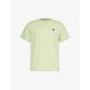 Moose Knuckles Mens Mint - 1373 Satellite Brand-embroidered Cotton-jersey T-shirt In Mint - 1373