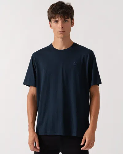 Moose Knuckles Mens Yul Classic T-shirt In Navy 833