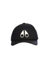 Moose Knuckles Metallic Logo Icon Cap In Black
