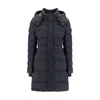 Moose Knuckles Midi Down Jacket In Black