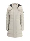 Moose Knuckles Quilted Padded Single-breasted Coat In White