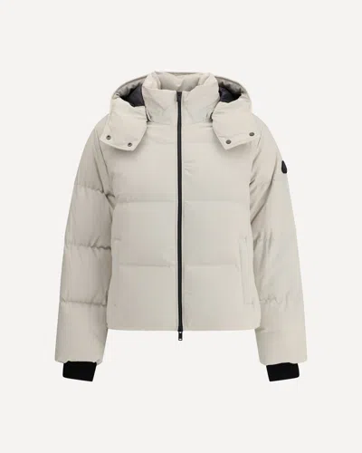 Moose Knuckles Misti Hooded Puffer Jacket In Neutral