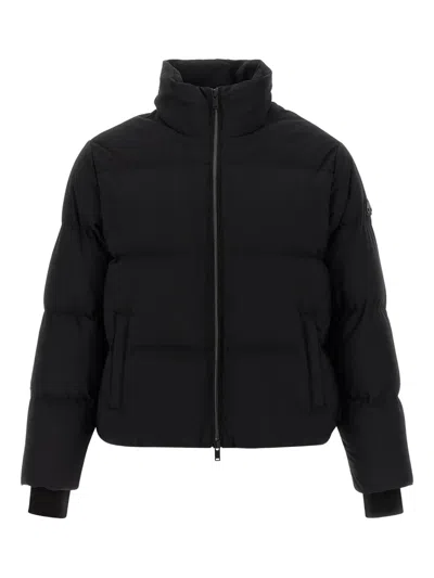 Moose Knuckles Misti Fur-trimmed Puffer Jacket In Blue