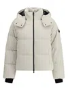 Moose Knuckles Misti Hooded Puffer Jacket In Neutral