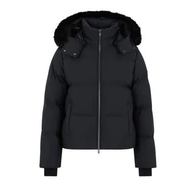 Pre-owned Moose Knuckles Misti Puffer Coat 'black' | Women's Size M