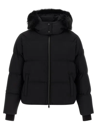MOOSE KNUCKLES MISTI PUFFER PUFFER JACKETS BLACK