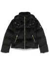 Moose Knuckles Misty Puffer Jacket In Black